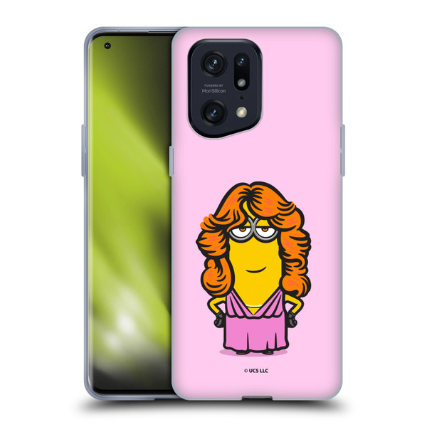 Minions Rise of Gru(2021) 70's Kevin Dress Soft Gel Case for OPPO Find X5 Pro