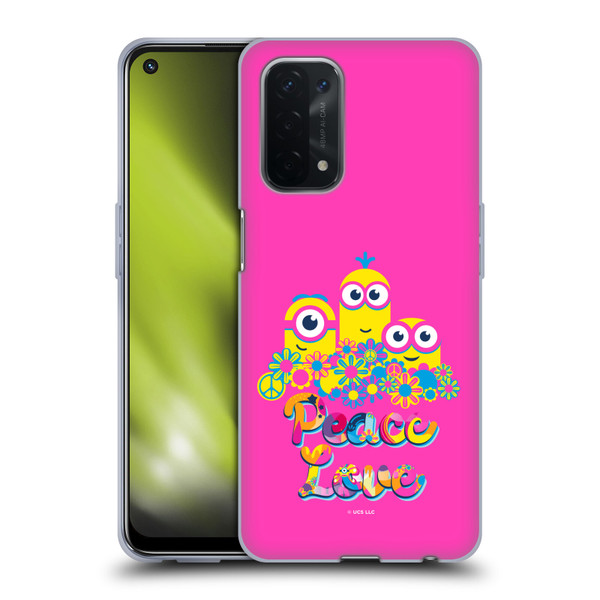 Minions Rise of Gru(2021) Day Tripper Peace Soft Gel Case for OPPO A54 5G
