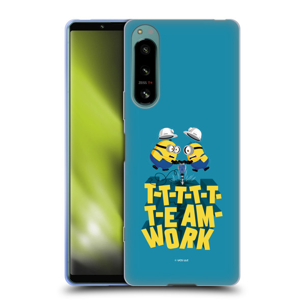 Minions Rise of Gru(2021) Graphics Teamwork Soft Gel Case for Sony Xperia 5 IV