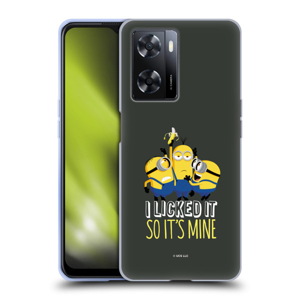 Minions Rise of Gru(2021) Humor Banana Soft Gel Case for OPPO A57s