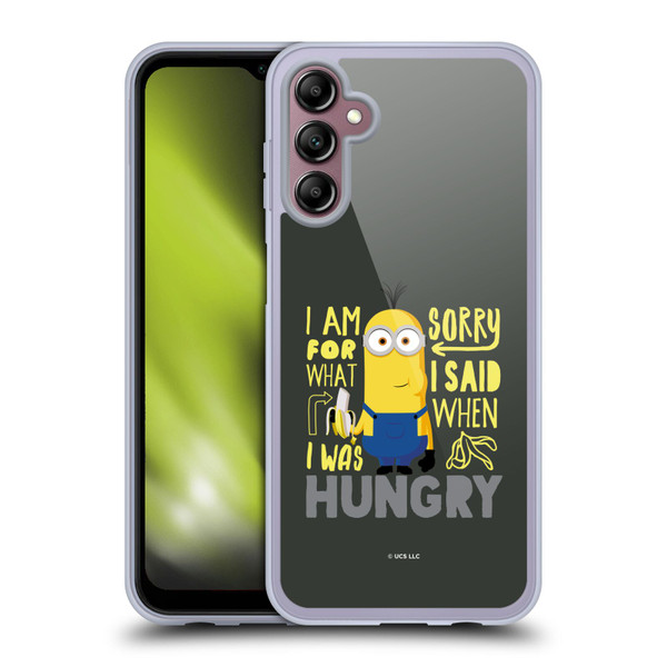 Minions Rise of Gru(2021) Humor Hungry Soft Gel Case for Samsung Galaxy A14 5G