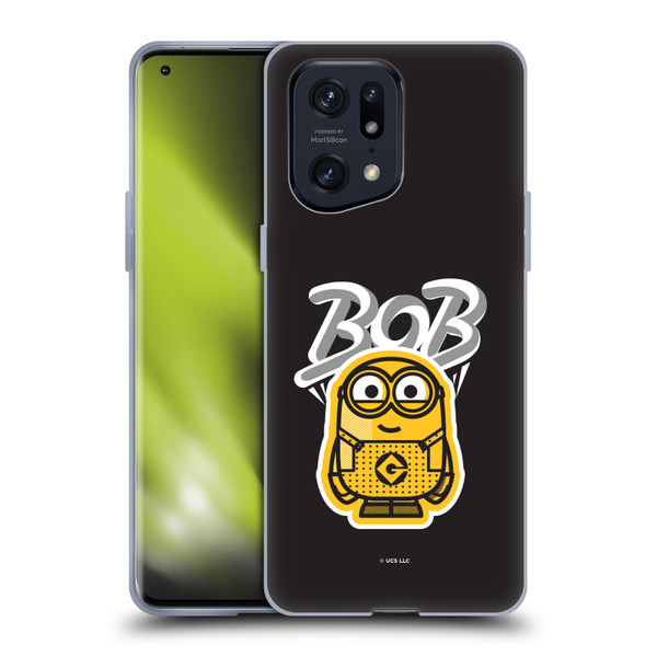 Minions Rise of Gru(2021) Iconic Mayhem Bob Soft Gel Case for OPPO Find X5 Pro