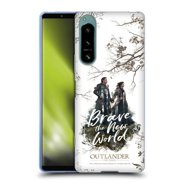 Outlander Composed Graphics Brave The New World Soft Gel Case for Sony Xperia 5 IV