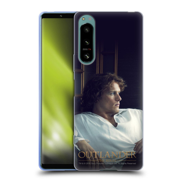 Outlander Characters Jamie White Shirt Soft Gel Case for Sony Xperia 5 IV