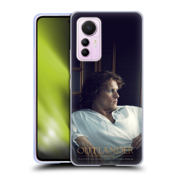 Outlander Characters Jamie White Shirt Soft Gel Case for Xiaomi 12 Lite
