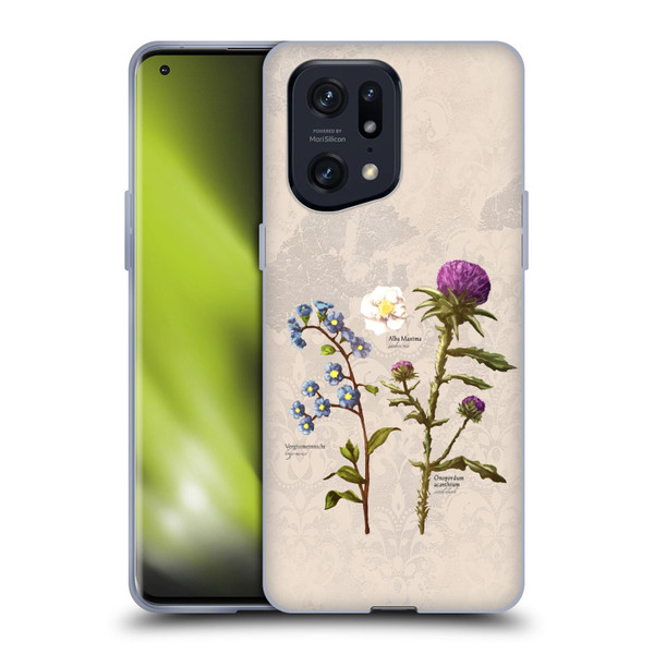 Outlander Graphics Flowers Soft Gel Case for OPPO Find X5 Pro