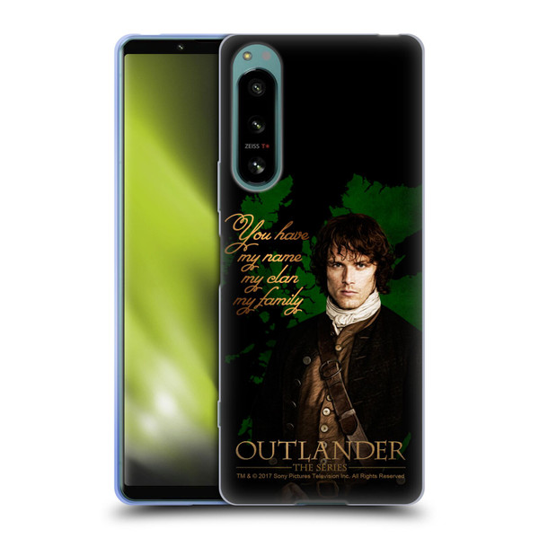 Outlander Portraits Jamie Soft Gel Case for Sony Xperia 5 IV