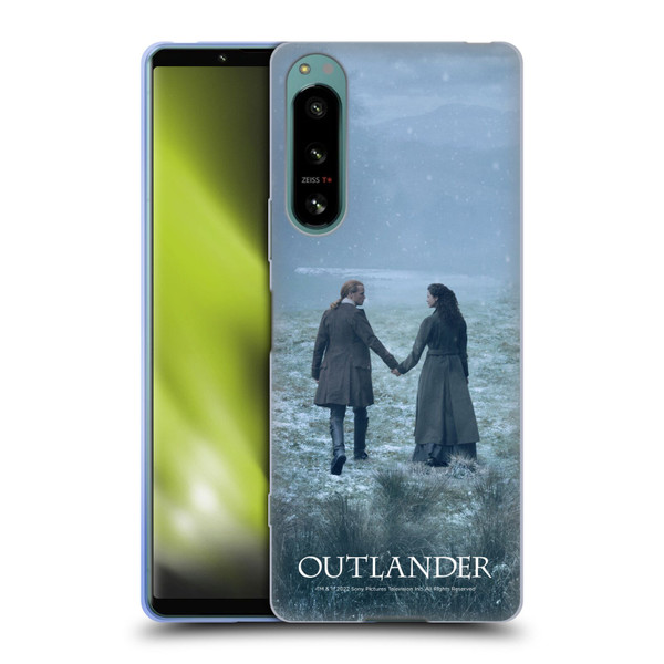 Outlander Season 6 Key Art Jamie And Claire Soft Gel Case for Sony Xperia 5 IV