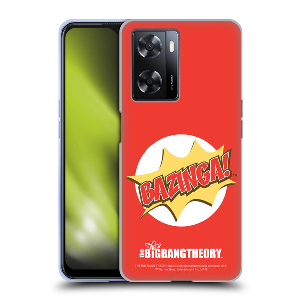 The Big Bang Theory Bazinga Pop Art Soft Gel Case for OPPO A57s