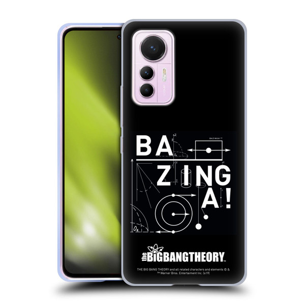 The Big Bang Theory Bazinga Physics Soft Gel Case for Xiaomi 12 Lite