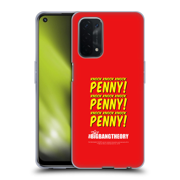 The Big Bang Theory Iconic Sheldon Knock Soft Gel Case for OPPO A54 5G