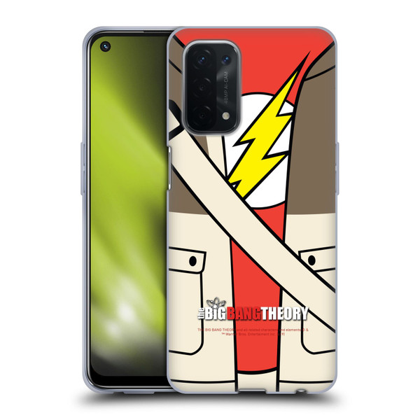 The Big Bang Theory Iconic Shirts Sheldon Soft Gel Case for OPPO A54 5G