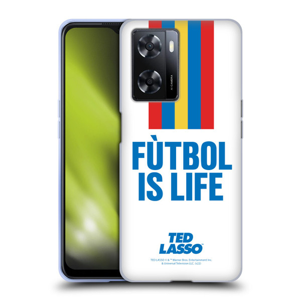 Ted Lasso Season 1 Graphics Futbol Is Life Soft Gel Case for OPPO A57s