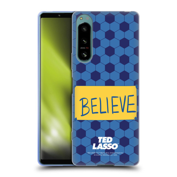 Ted Lasso Season 1 Graphics Believe Soft Gel Case for Sony Xperia 5 IV