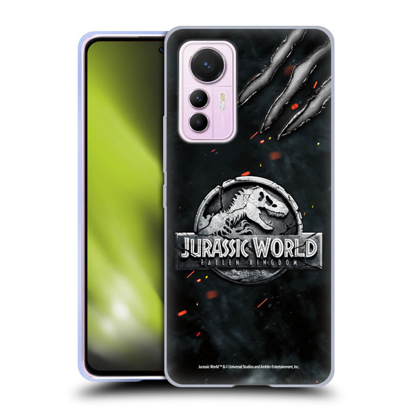 Jurassic World Fallen Kingdom Logo Dinosaur Claw Soft Gel Case for Xiaomi 12 Lite
