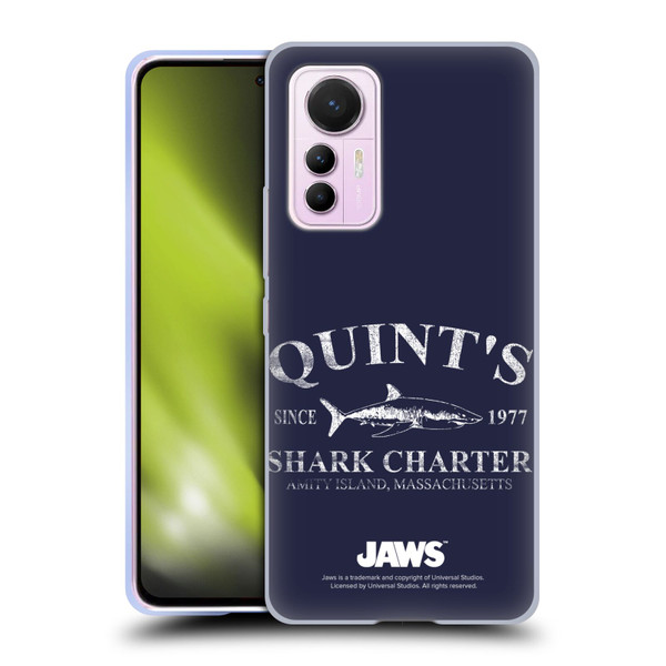 Jaws I Key Art Quint's Shark Charter Soft Gel Case for Xiaomi 12 Lite