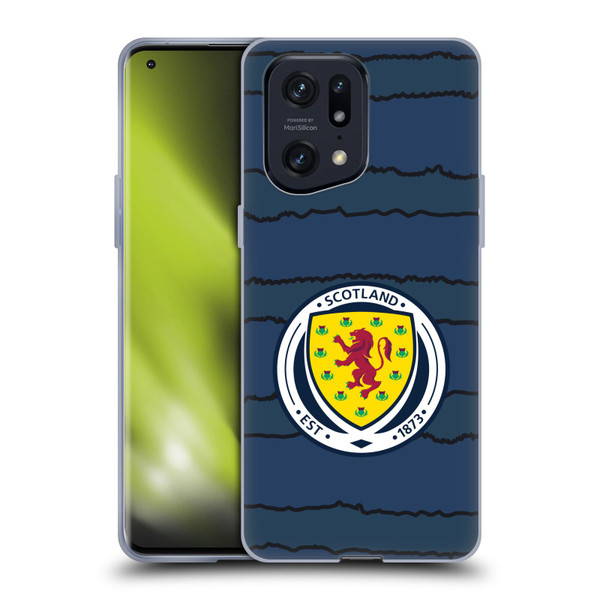 Scotland National Football Team Kits 2019-2021 Home Soft Gel Case for OPPO Find X5 Pro