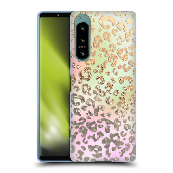 Monika Strigel Dreamland Gold Leopard Soft Gel Case for Sony Xperia 5 IV