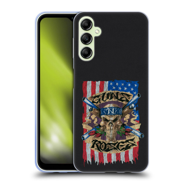 Guns N' Roses Band Art Flag Soft Gel Case for Samsung Galaxy A14 5G
