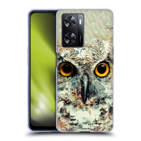 Riza Peker Animals Owl II Soft Gel Case for OPPO A57s