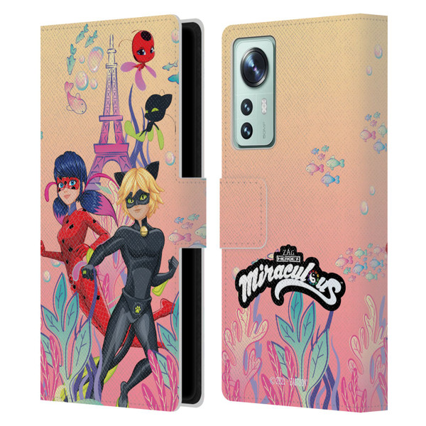 Miraculous Tales of Ladybug & Cat Noir Aqua Ladybug Aqua Power Leather Book Wallet Case Cover For Xiaomi 12