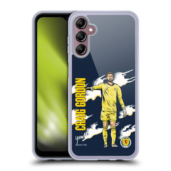 Scotland National Football Team Players Craig Gordon Soft Gel Case for Samsung Galaxy A14 5G