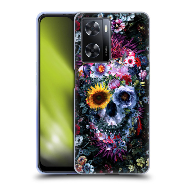 Riza Peker Skulls 9 Skull Soft Gel Case for OPPO A57s