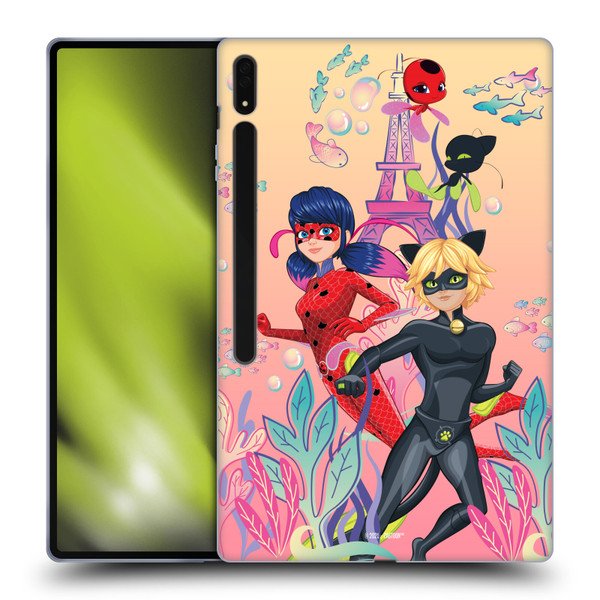 Miraculous Tales of Ladybug & Cat Noir Aqua Ladybug Aqua Power Soft Gel Case for Samsung Galaxy Tab S8 Ultra