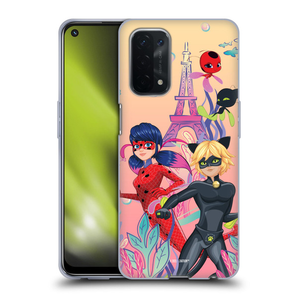 Miraculous Tales of Ladybug & Cat Noir Aqua Ladybug Aqua Power Soft Gel Case for OPPO A54 5G