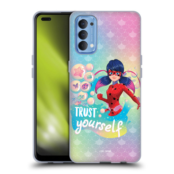 Miraculous Tales of Ladybug & Cat Noir Aqua Ladybug Trust Yourself Soft Gel Case for OPPO Reno 4 5G