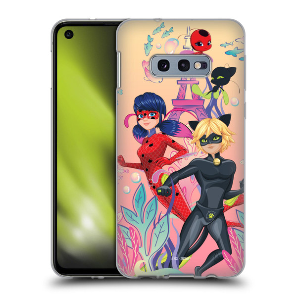 Miraculous Tales of Ladybug & Cat Noir Aqua Ladybug Aqua Power Soft Gel Case for Samsung Galaxy S10e