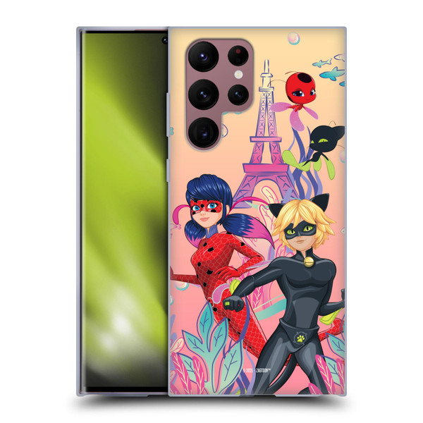 Miraculous Tales of Ladybug & Cat Noir Aqua Ladybug Aqua Power Soft Gel Case for Samsung Galaxy S22 Ultra 5G