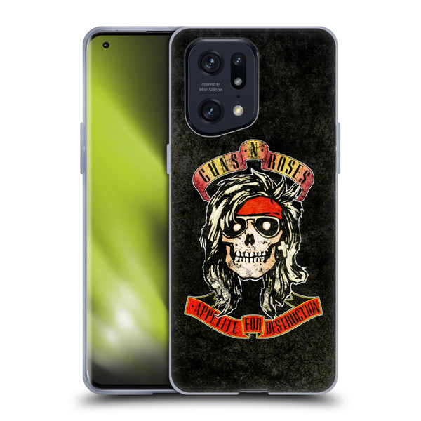 Guns N' Roses Vintage McKagan Soft Gel Case for OPPO Find X5 Pro