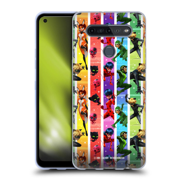 Miraculous Tales of Ladybug & Cat Noir Graphics Pattern Soft Gel Case for LG K51S