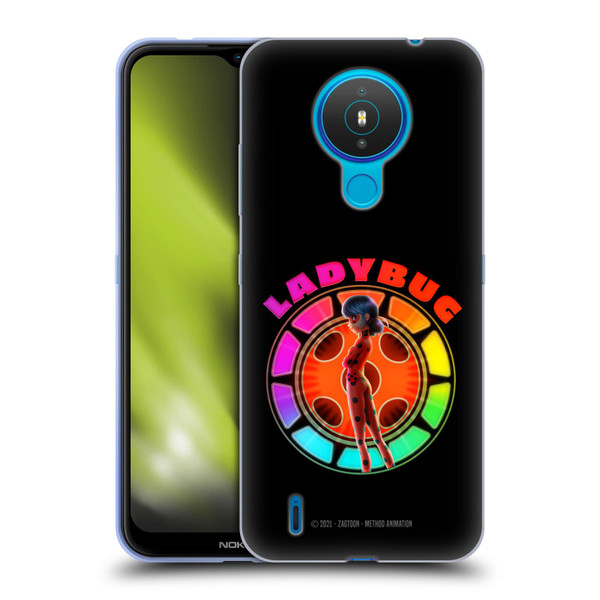 Miraculous Tales of Ladybug & Cat Noir Graphics Rainbow Soft Gel Case for Nokia 1.4