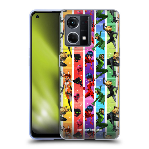 Miraculous Tales of Ladybug & Cat Noir Graphics Pattern Soft Gel Case for OPPO Reno8 4G
