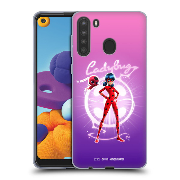 Miraculous Tales of Ladybug & Cat Noir Graphics Ladybug Soft Gel Case for Samsung Galaxy A21 (2020)