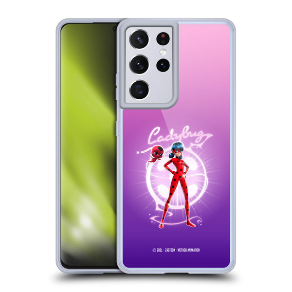 Miraculous Tales of Ladybug & Cat Noir Graphics Ladybug Soft Gel Case for Samsung Galaxy S21 Ultra 5G