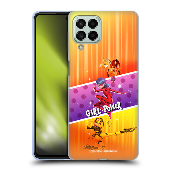 Miraculous Tales of Ladybug & Cat Noir Graphics Girl Power Soft Gel Case for Samsung Galaxy M53 (2022)