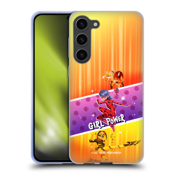 Miraculous Tales of Ladybug & Cat Noir Graphics Girl Power Soft Gel Case for Samsung Galaxy S23+ 5G