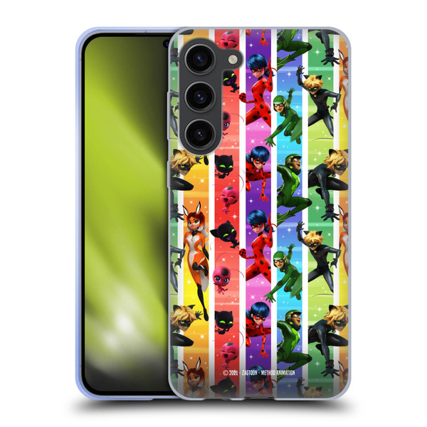 Miraculous Tales of Ladybug & Cat Noir Graphics Pattern Soft Gel Case for Samsung Galaxy S23+ 5G
