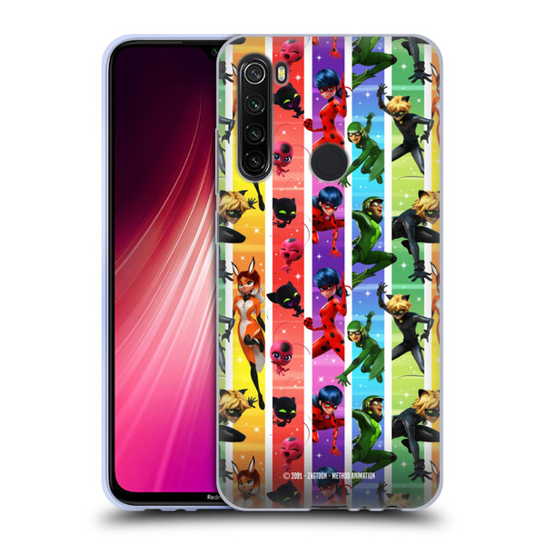 Miraculous Tales of Ladybug & Cat Noir Graphics Pattern Soft Gel Case for Xiaomi Redmi Note 8T