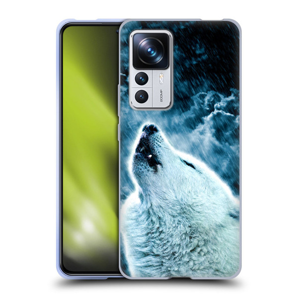Simone Gatterwe Animals 2 Howling Wolf Soft Gel Case for Xiaomi 12T Pro