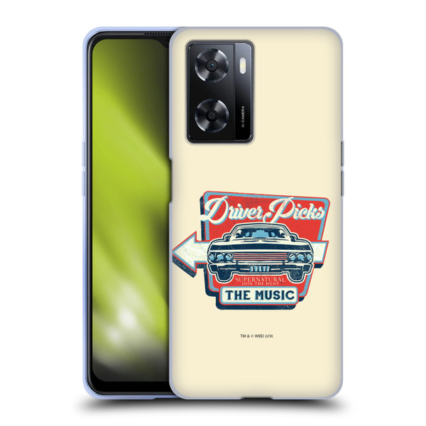 Supernatural Vectors Driver Picks Soft Gel Case for OPPO A57s
