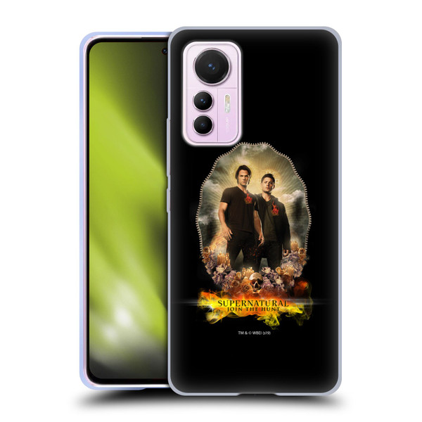 Supernatural Vectors Dean & Sam Halo Soft Gel Case for Xiaomi 12 Lite