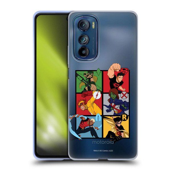 Young Justice Graphics Character Art Soft Gel Case for Motorola Edge 30