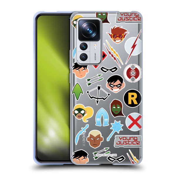 Young Justice Graphics Icons Soft Gel Case for Xiaomi 12T Pro