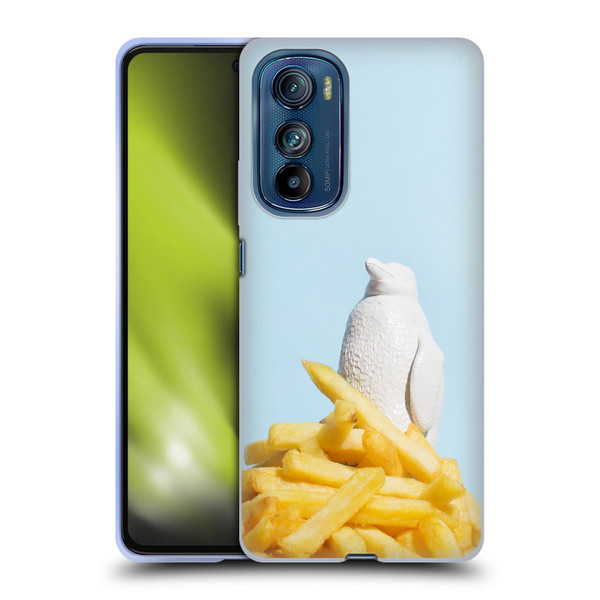 Pepino De Mar Foods Fries Soft Gel Case for Motorola Edge 30