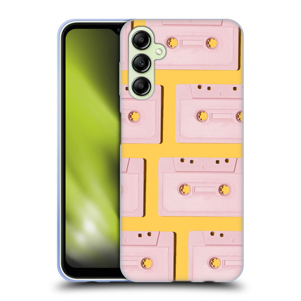 Pepino De Mar Patterns 2 Cassette Tape Soft Gel Case for Samsung Galaxy A14 5G