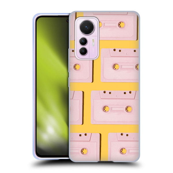 Pepino De Mar Patterns 2 Cassette Tape Soft Gel Case for Xiaomi 12 Lite